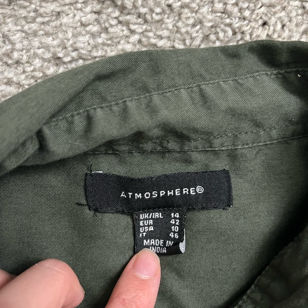 Atmosphere Forest Green Blouse